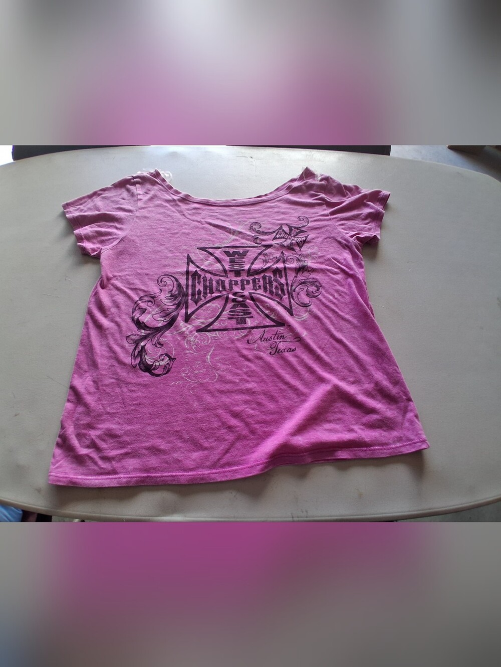 Iron Fist Pink Graphic Short Sleeve Tee